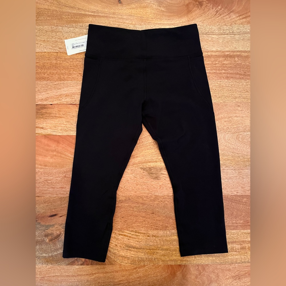 Lorna Jane Amy Phone Pocket 7/8 tech leggings, black, M, new with tags